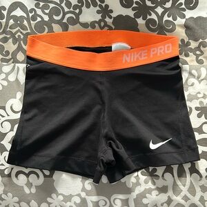 Nike Pro 3 inch shorts. Size M.
